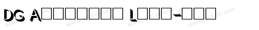 DG Agnadeen Ligh字体转换
